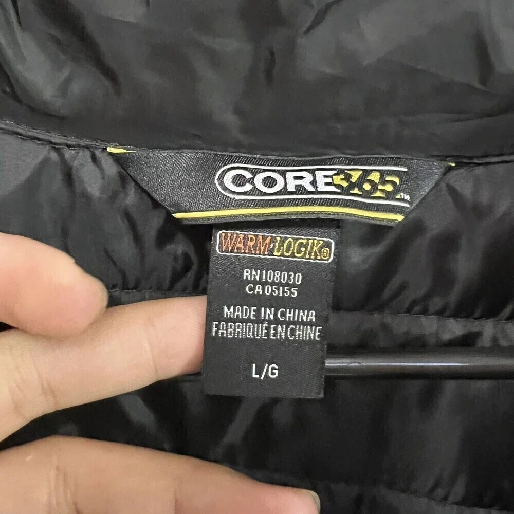 Core‎ 365 Men's Black Prevail Packable Puffer Sendik’s Food Markets Logo  Vest